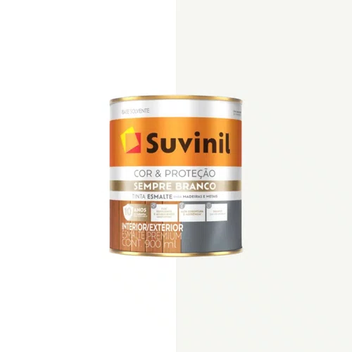 Esmalte Acetinado Sempre Branco 900ml | Suvinil