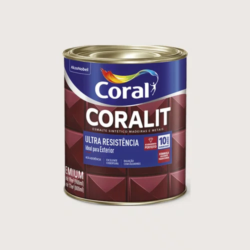 Esmalte Coralit Alto Brilho Branco Gelo 225ml | Coral