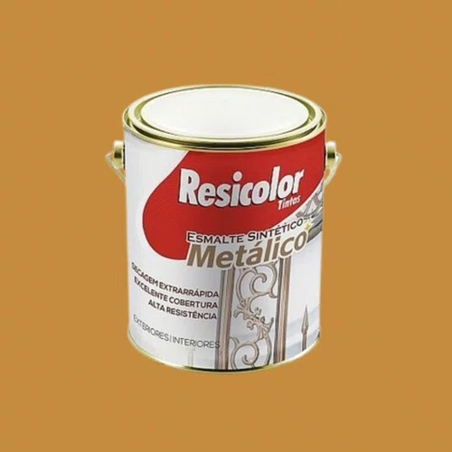 Esmalte Sintético Metálico Ouro Talismã 900ml | Resicolor