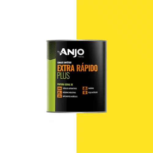 Esmalte Sintético Plus Amarelo Segurança 900ml | Anjo