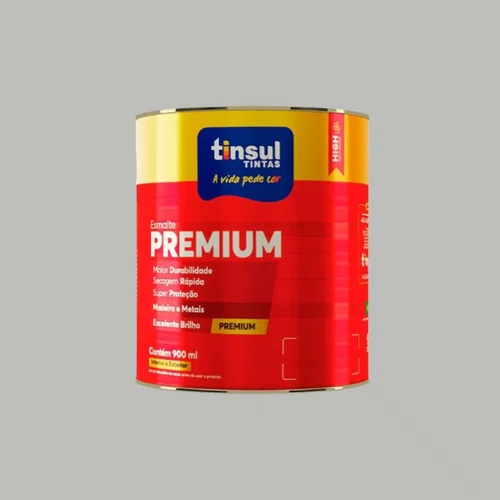 Esmalte Sintético Premium Chumbo Brilhante 900ml | Tinsul