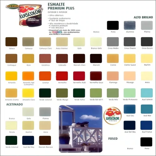 Esmalte Sintético Premium Marrom 900ml | Lukscolor