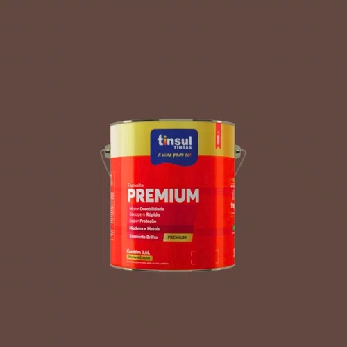 Esmalte Sintético Premium Marrom 900ml | Tinsul