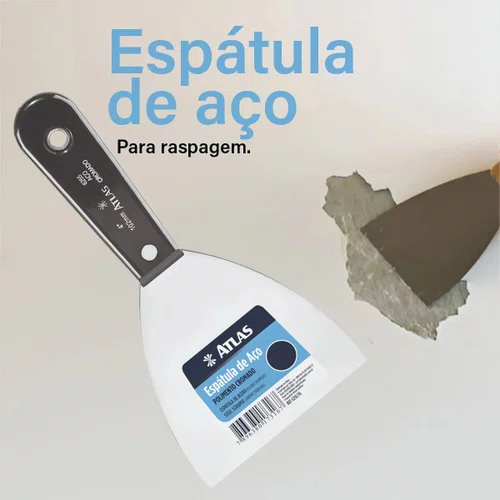 Espátula Aço Cromado Ref6255/16 10cm | Atlas