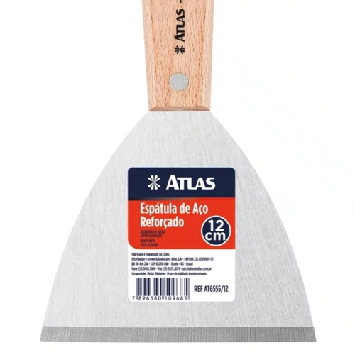 Espátula de Aço Reforçado 12cm | Atlas