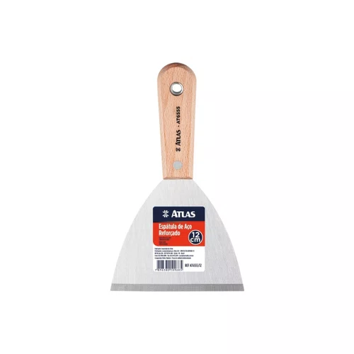 Espátula de Aço Reforçado 12cm | Atlas