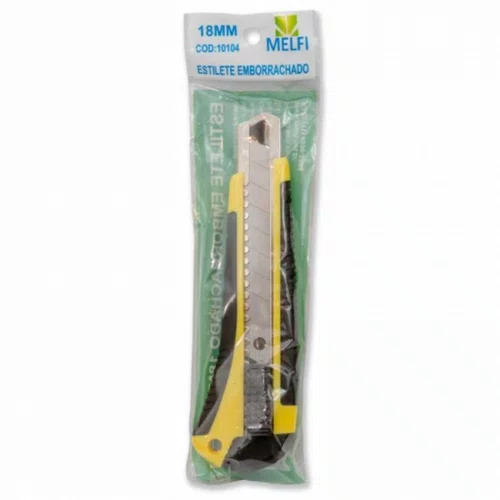 Estilete Profissional Emborrachado 18mm 10104 | Melfi