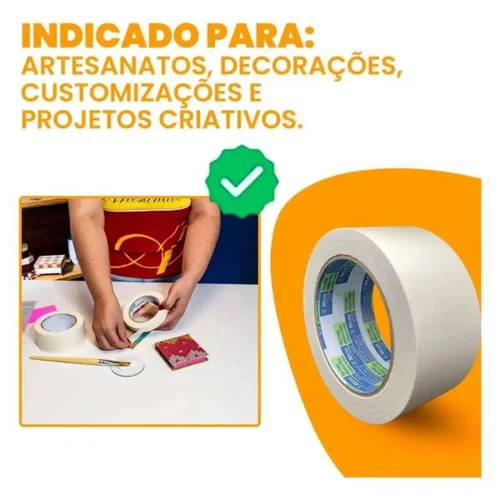 Fita Crepe 2250 48mm x 50m | Atlas