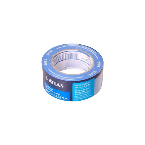 Fita Crepe Azul Imobiliária 48mm x 50m | Atlas