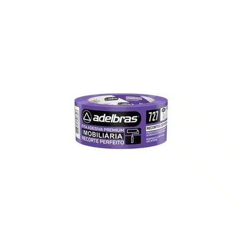Fita Crepe Roxa 727 Anti UV 48mm x 40m | Adelbras