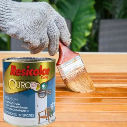 Fundo Nivelador Sintético Ouro Branco 900ml | Resicolor