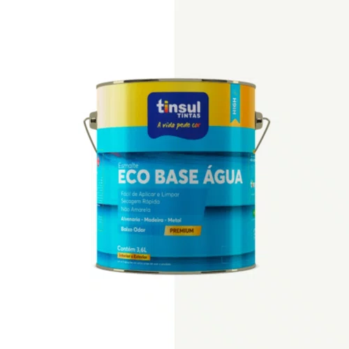 Fundo Sintético Eco - Água Branco 3,6l | Tinsul