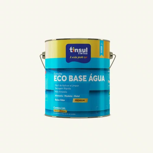 Fundo Sintético Eco - Água Branco 3,6l | Tinsul