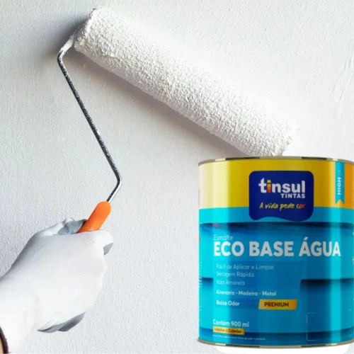 Fundo Sintético Eco-Água Branco 900ml | Tinsul