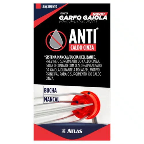 Garfo Gaiola 5 Arames 550/23r 23cm | Atlas