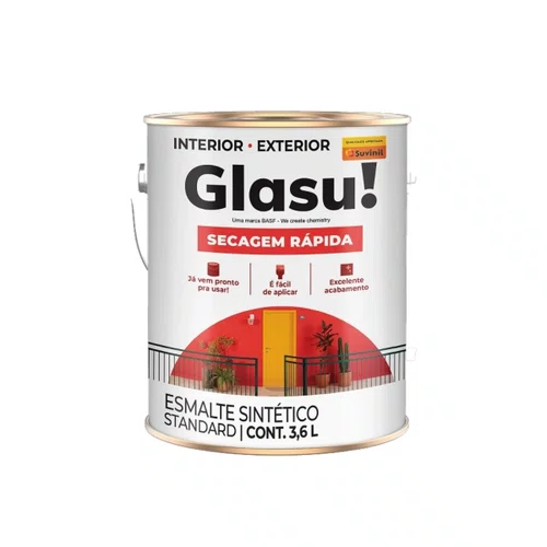 Glasu Esmalte Sintético Acetinado Branco 3,6L | Suvinil