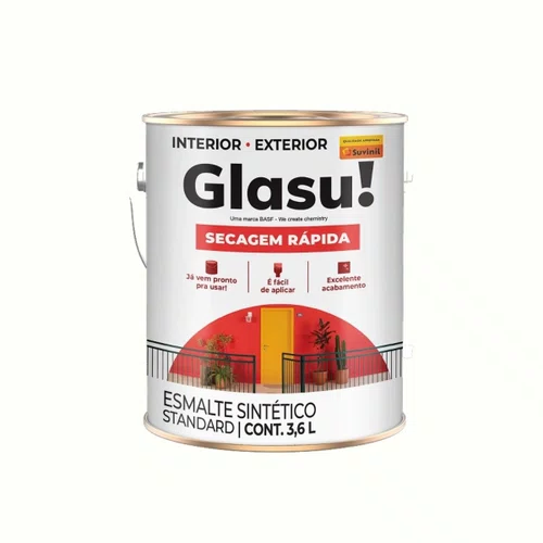 Glasu Esmalte Sintético Acetinado Branco 3,6L | Suvinil