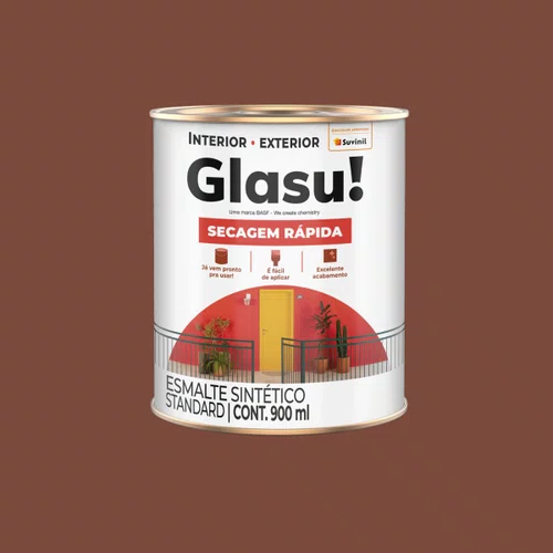 Glasu Esmalte Sintético Brilhante Colorado 0,9L | Suvinil