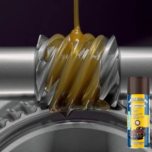 Graxa de Lítio Spray Marrom 300ml - Lev&Uze