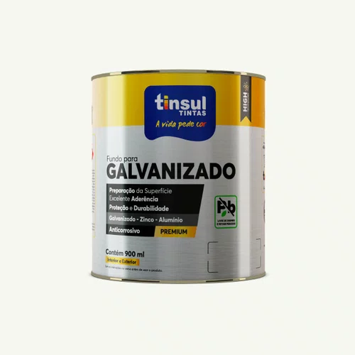 Hiper Fundo para Galvanizado Branco 900ml | Tinsul