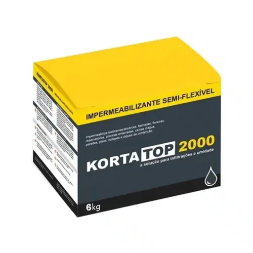 Impermeabilizante Kortatop 2000 Cinza 6kg | Inkor