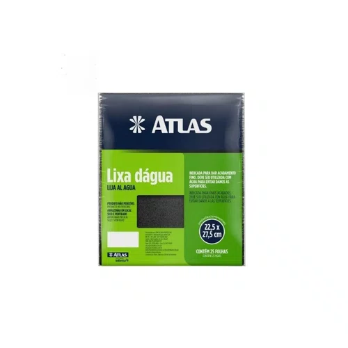 Kit 10 Lixas D'Água Grão 220 | Atlas