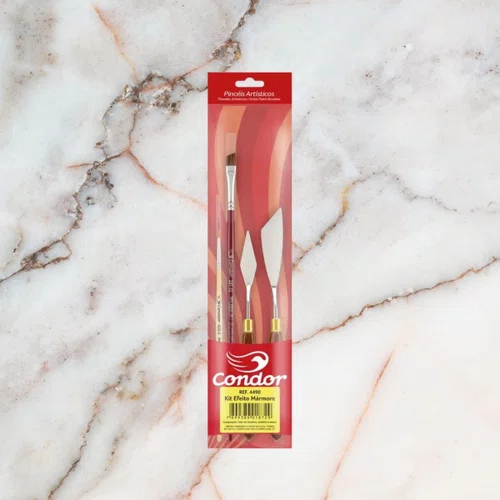 Kit Efeito Mármore 4490 4 Peças | Condor
