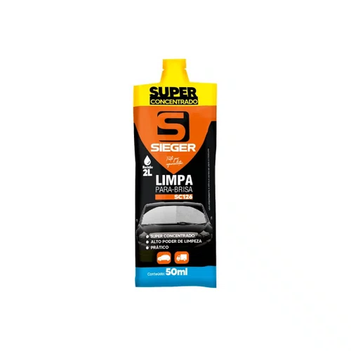 Limpa Para-Brisa Sachê 50ml l Sieger