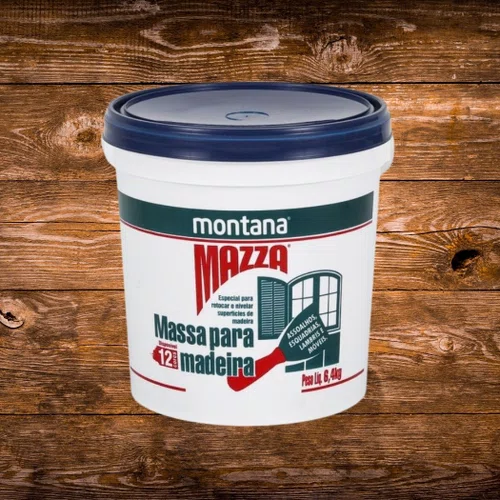 Massa Branca para Madeira 6,4kg | Montana