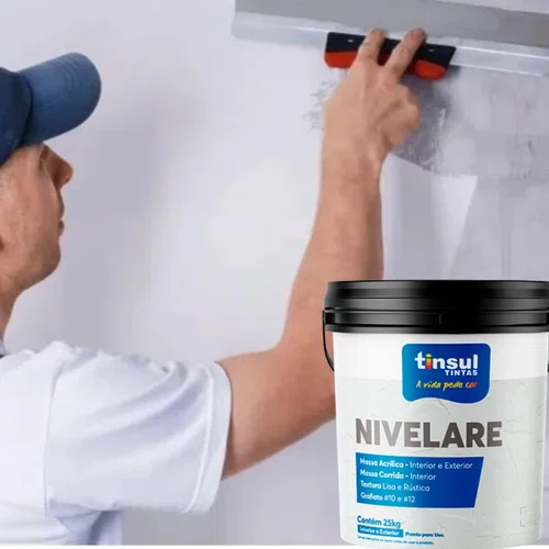 Massa Corrida PVA 23kg Nivelare | Tinsul