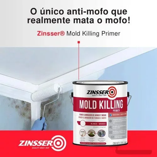 Mold Killing Primer Base Água Branco 3,785L | Zinsser