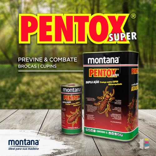 Pentox Cupim Incolor 900ml | Montana