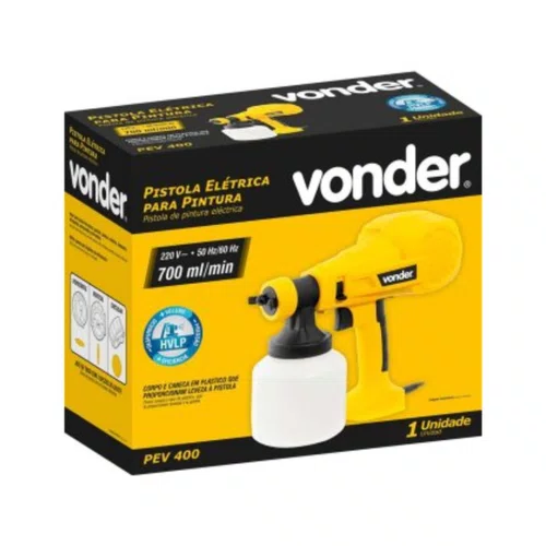Pistola Pintura Elétrica PEV400 220V | Vonder