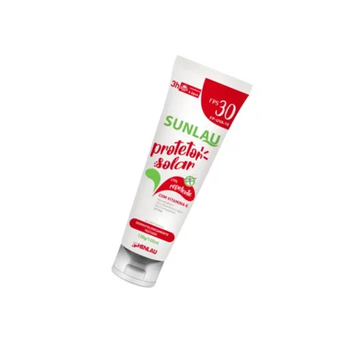 Protetor Solar com Repelente FPS 30 UVA 120g | Sunlau