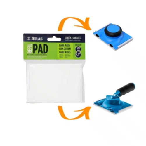 Refil pad para recorte 120mm at751/35 (recorte) atlas