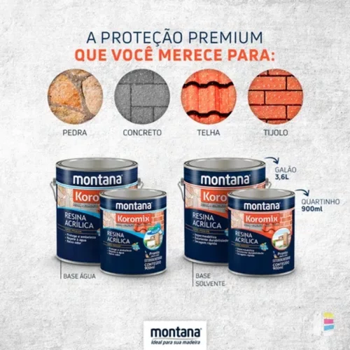 Resina Impermeabilizante Base de Agua Koromix 900ml |Montana