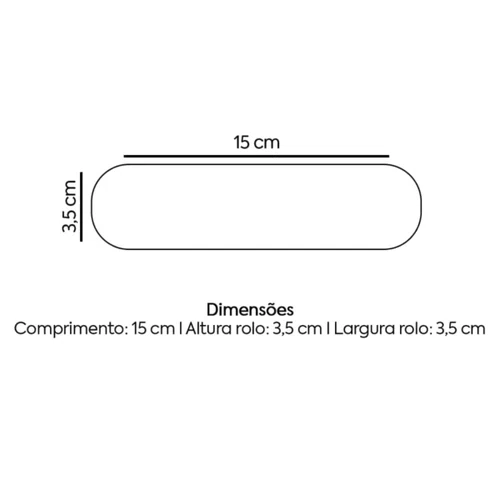 Rolo de Espuma Poliéster 15cm 406/15 | Atlas