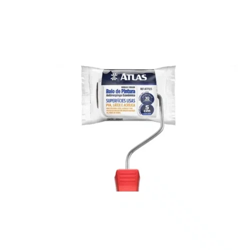 Rolo de Pintura Antirrespingo Lã Sintética 5cm | Atlas