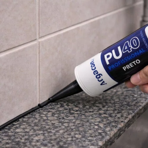 Selante PU 40 Construção Preto Premium 400g | Argacon
