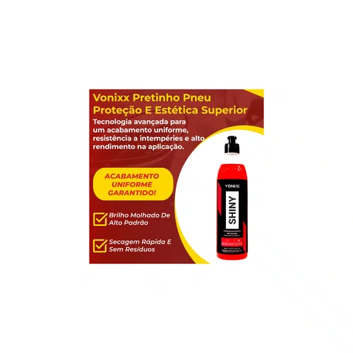 Shiny Revitalizador de Pneus 500ml | Vonixx