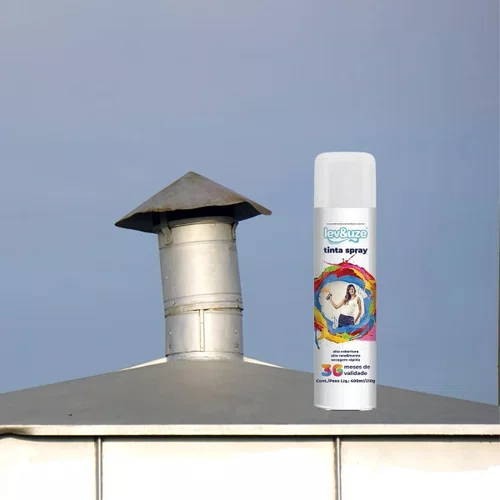 Spray Alta Temperatura Branco Fosco 400ml | Lev&Uze