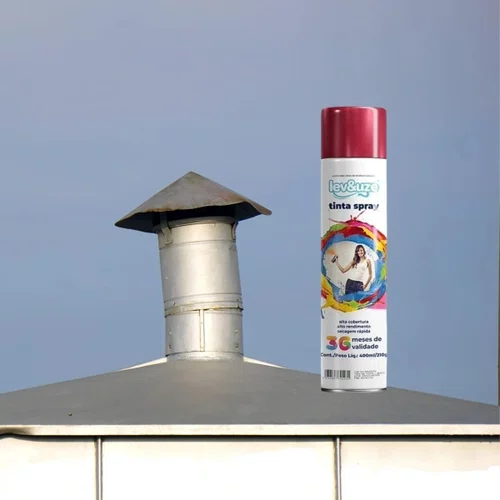 Spray Alta Temperatura Vermelho Fosco 400ml | Lev&Uze
