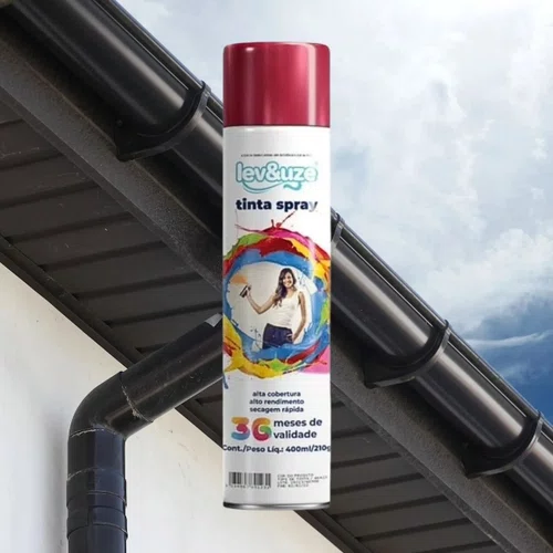 Spray Alta Temperatura Vermelho Fosco 400ml | Lev&Uze
