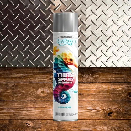 Spray Metálico Cromado 400ml | Lev&Uze