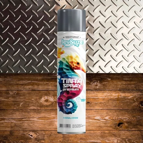Spray Metálico Grafite 400ml | Lev&Uze
