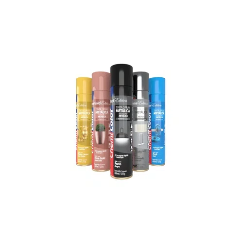 Spray Metálico Preto 400 ml | Chemicolor