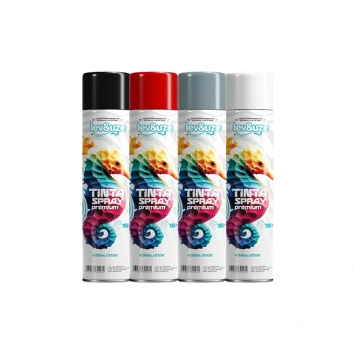Spray Metálico Vermelho 400 ml | Lev&Uze