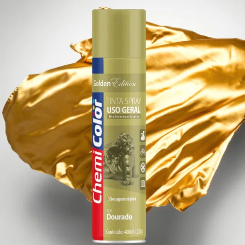 Spray Uso Geral Dourado 400 ML | Chemicolor