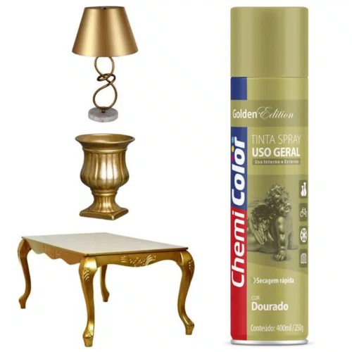 Spray Uso Geral Dourado 400 ML | Chemicolor