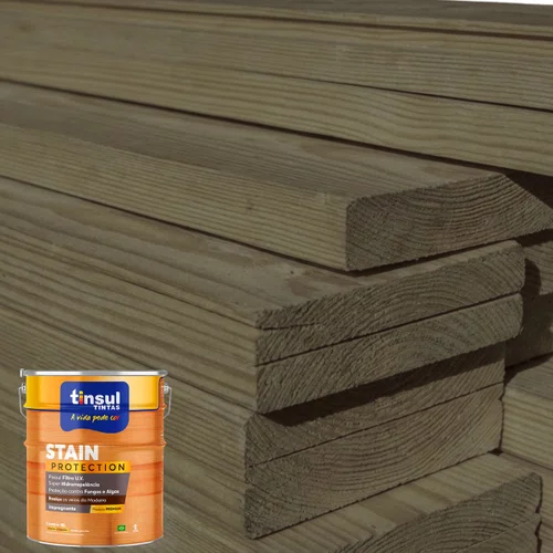Stain Protection Castanho Deck Uv 18l | Tinsul